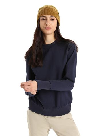 Icebreaker Merino Central II Long Sleeve Tröjor Dam Marinblå | SE 1330SGLO